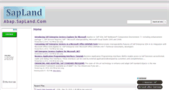 Desktop Screenshot of abap.sapland.com