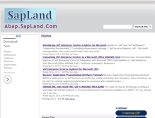 Tablet Screenshot of abap.sapland.com